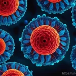 약물 타겟팅 기술 - **Prompt: The Microscopic Precision of Targeted Drug Delivery**
    "A stunningly detailed microscop...