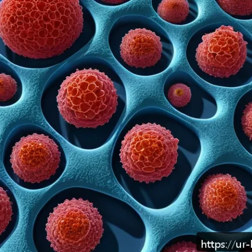 Home 30 나노의약품과 전달 시스템 - A detailed scientific illustration showing nanoparticles at a nanoscale size (1 to 100 nanometers) t...